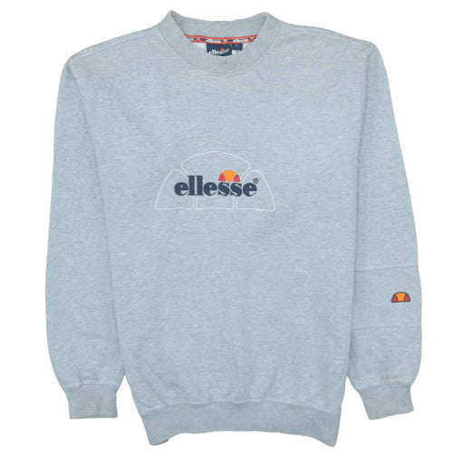 Mens UK Size S ellesse Grey Pullover Sweatshirt