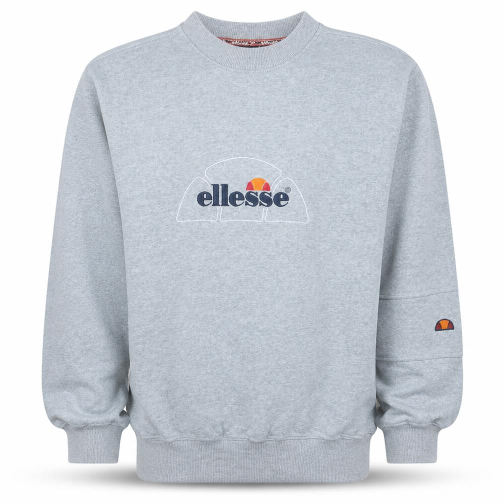Mens UK Size S ellesse Grey Pullover Sweatshirt