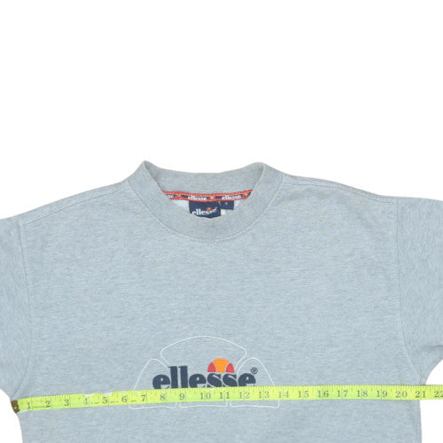 Mens UK Size S ellesse Grey Pullover Sweatshirt