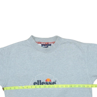 Mens UK Size S ellesse Grey Pullover Sweatshirt