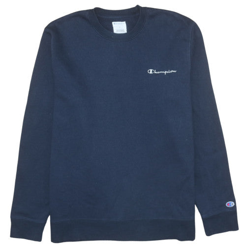 Mens UK Size L Champion Blue Pullover Sweatshirt