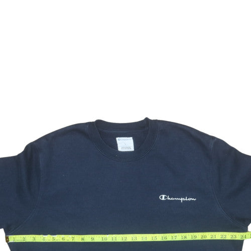 Mens UK Size L Champion Blue Pullover Sweatshirt