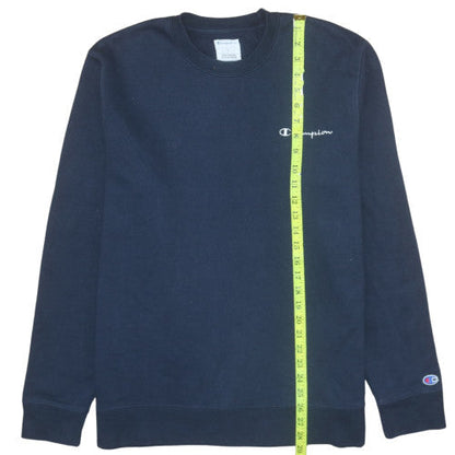 Mens UK Size L Champion Blue Pullover Sweatshirt