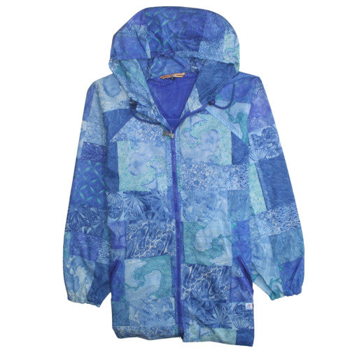 Mens UK Size M KENZO Blue Windbreaker Coat