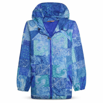 Mens UK Size M KENZO Blue Windbreaker Coat