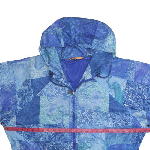 Mens UK Size M KENZO Blue Windbreaker Coat