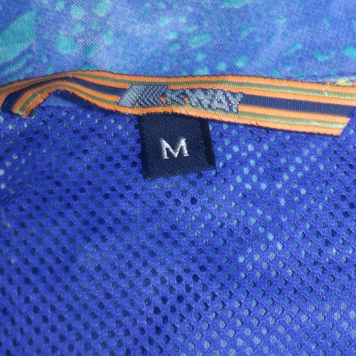 Mens UK Size M KENZO Blue Windbreaker Coat