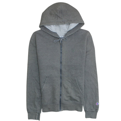 Mens UK Size S Champion Grey Full Zip Hoodie