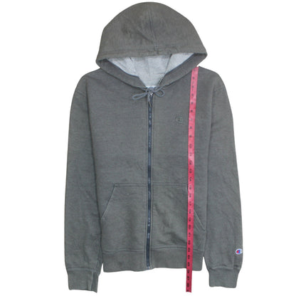 Mens UK Size S Champion Grey Full Zip Hoodie