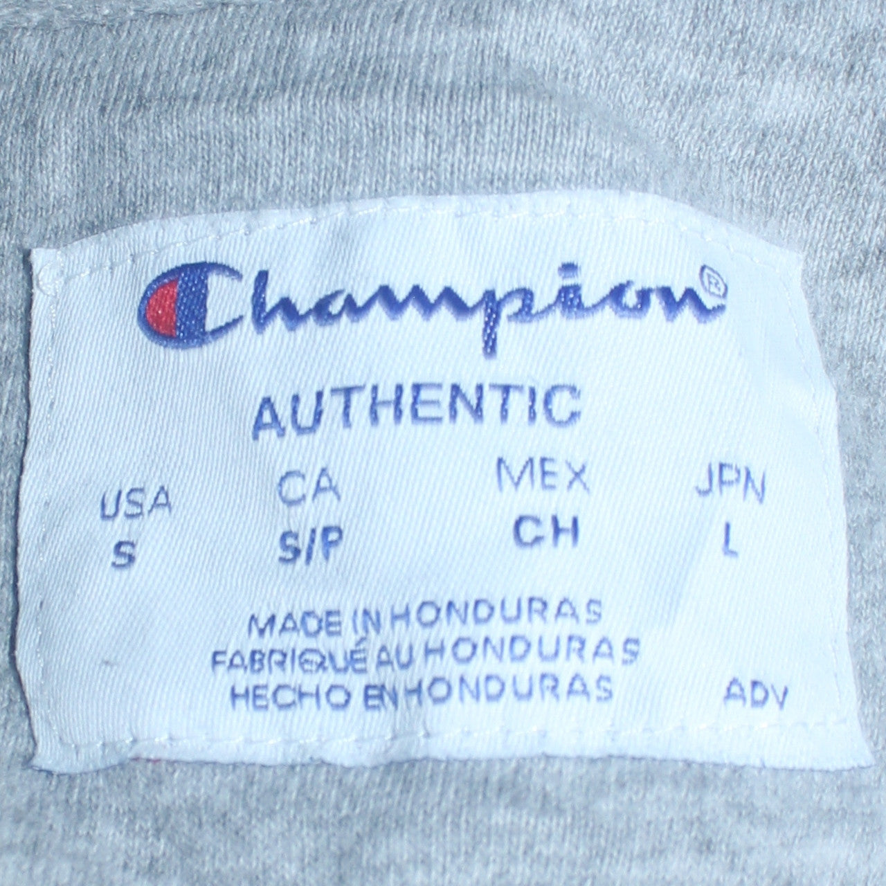 Mens UK Size S Champion Grey Full Zip Hoodie