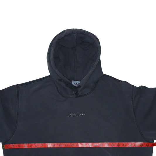 Mens UK Size L adidas Black Pullover Hoodie