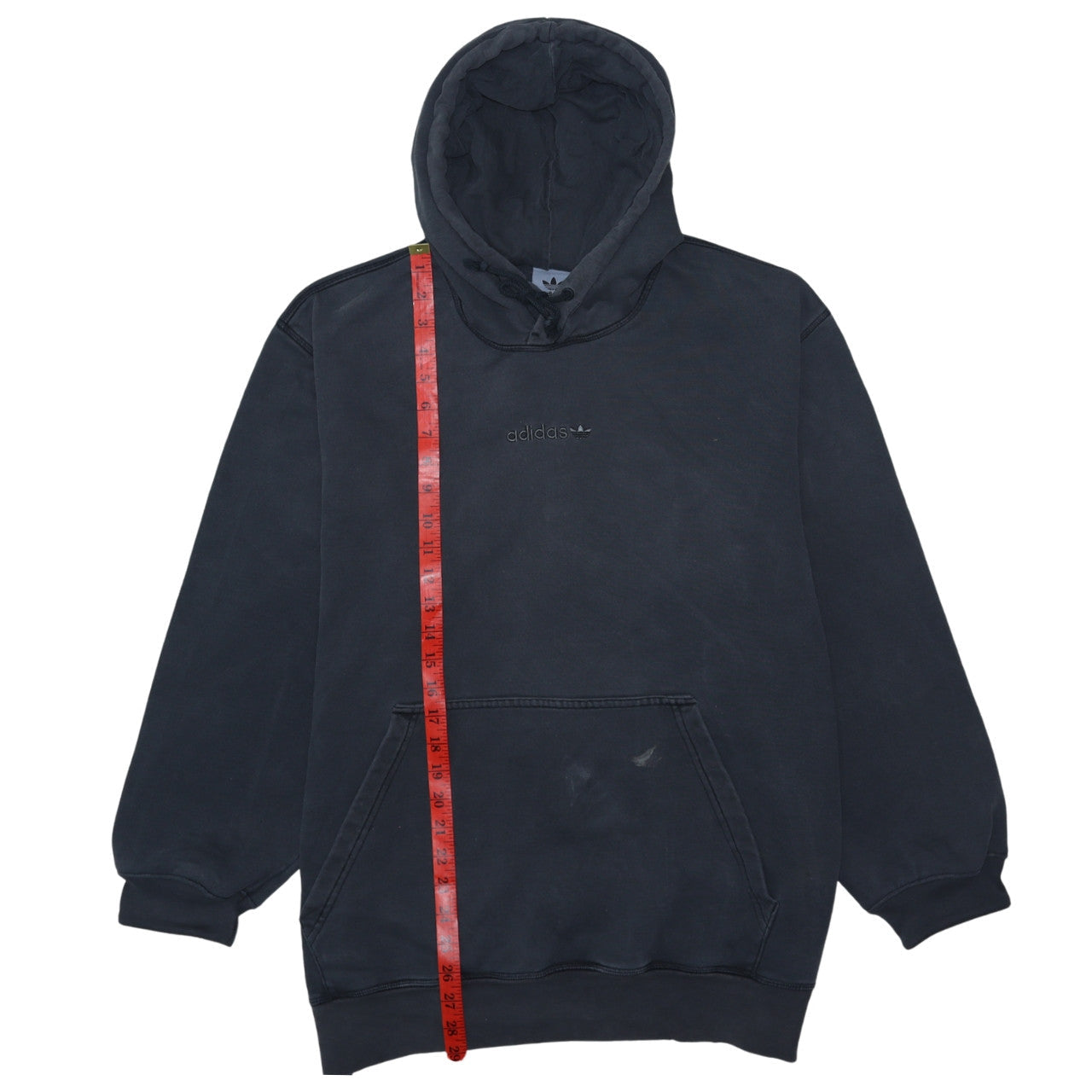 Mens UK Size L adidas Black Pullover Hoodie