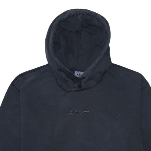Mens UK Size L adidas Black Pullover Hoodie
