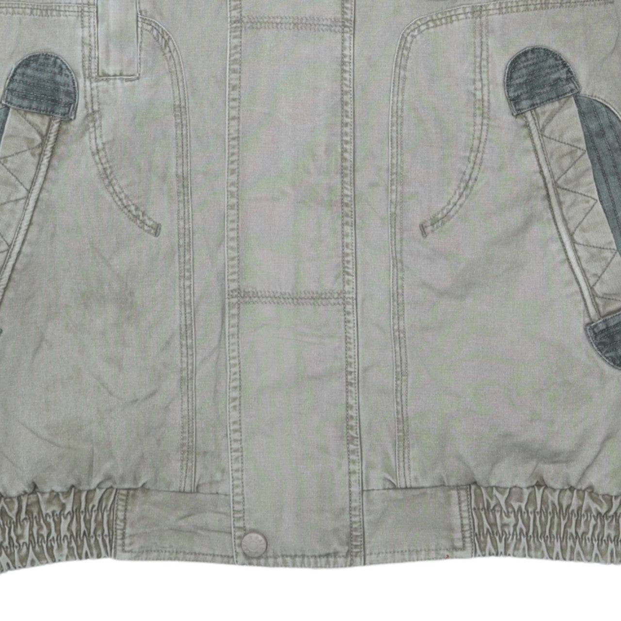 Mens UK Size XL BAFU Grey Bomber Jacket