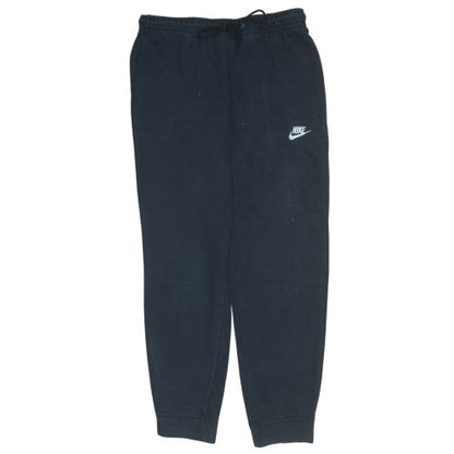 Nike Womens Black Fleece Sweatpants M Tapered Fit Casual Logo
