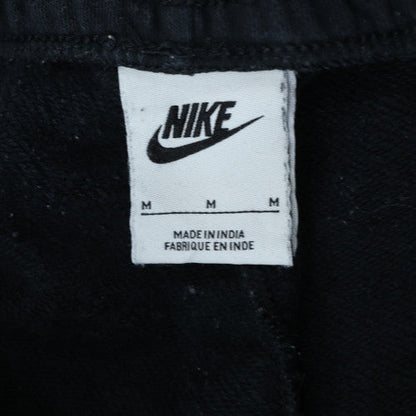 Nike Womens Black Fleece Sweatpants M Tapered Fit Casual Logo