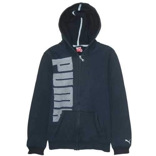 Boys UK Size 14 Years PUMA Blue Full Zip Hoodie