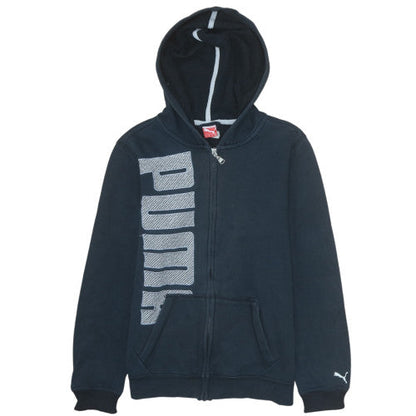 Boys UK Size 14 Years PUMA Blue Full Zip Hoodie