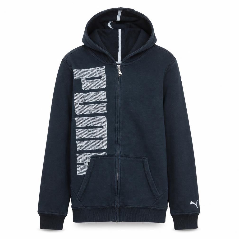 Boys UK Size 14 Years PUMA Blue Full Zip Hoodie
