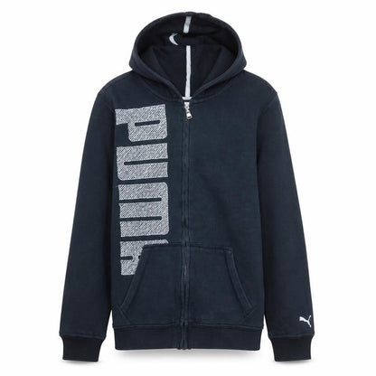 Boys UK Size 14 Years PUMA Blue Full Zip Hoodie
