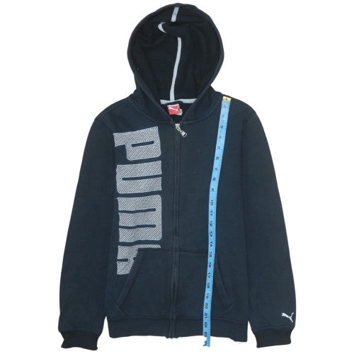 Boys UK Size 14 Years PUMA Blue Full Zip Hoodie