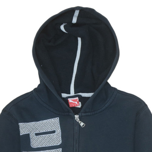 Boys UK Size 14 Years PUMA Blue Full Zip Hoodie