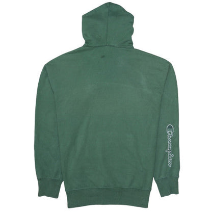 Mens UK Size M Champion Green Pullover Hoodie