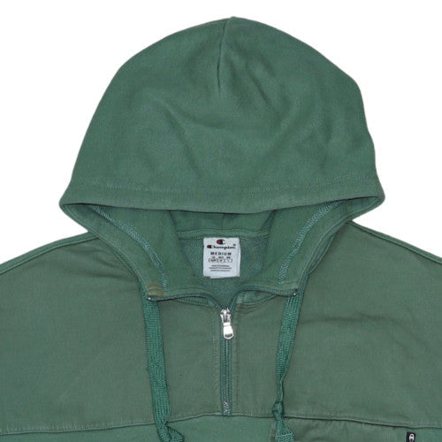 Mens UK Size M Champion Green Pullover Hoodie