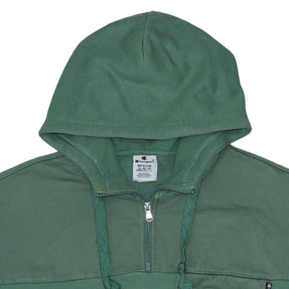 Mens UK Size M Champion Green Pullover Hoodie