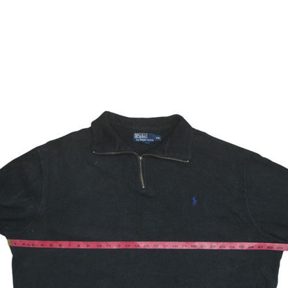 Mens UK Size 2XL Polo Ralph Lauren Black Pullover Sweatshirt