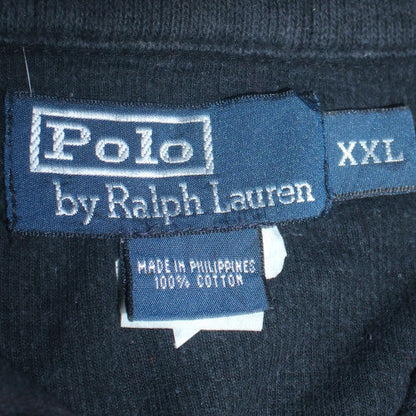 Mens UK Size 2XL Polo Ralph Lauren Black Pullover Sweatshirt