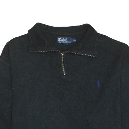 Mens UK Size 2XL Polo Ralph Lauren Black Pullover Sweatshirt