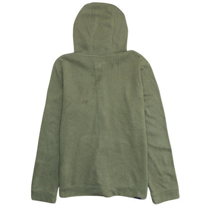 Nike Boys Khaki Full Zip Hoodie XL Green Fleece Sweatshirt
