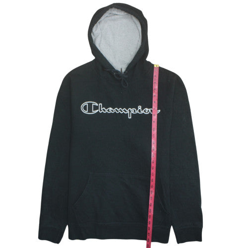 Mens UK Size XL Champion Black Pullover Hoodie