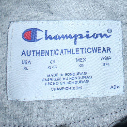 Mens UK Size XL Champion Black Pullover Hoodie