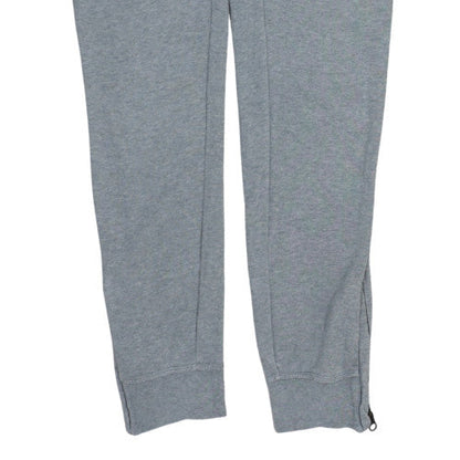 Nike Men's Grey Cotton Jogger Trousers Size S Tapered Fit