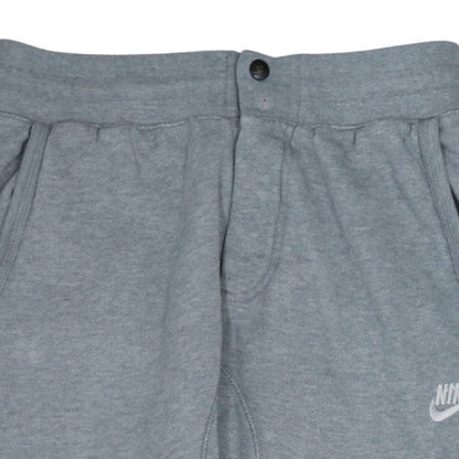 Nike Men's Grey Cotton Jogger Trousers Size S Tapered Fit