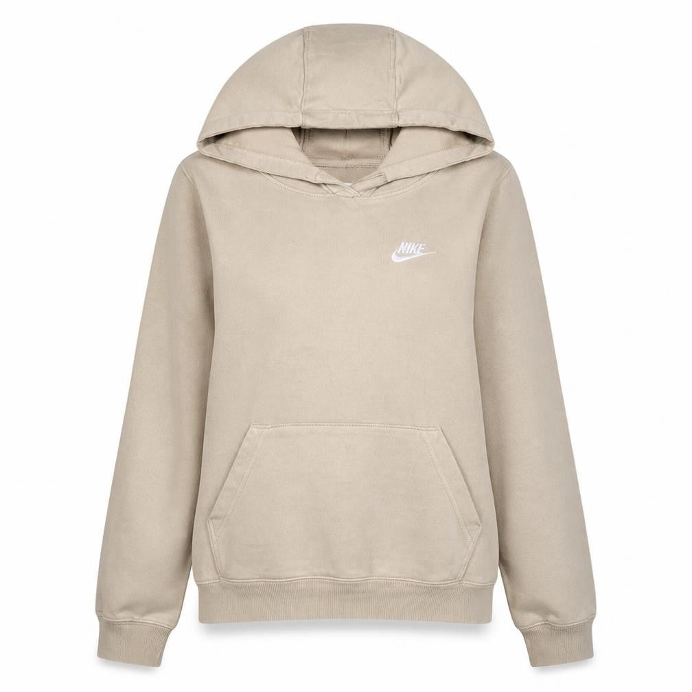Womens UK Size S Nike Beige Pullover Hoodie