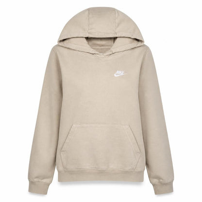 Womens UK Size S Nike Beige Pullover Hoodie