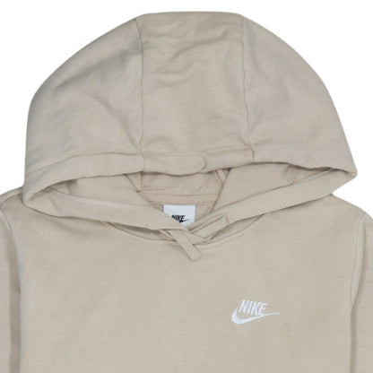 Womens UK Size S Nike Beige Pullover Hoodie