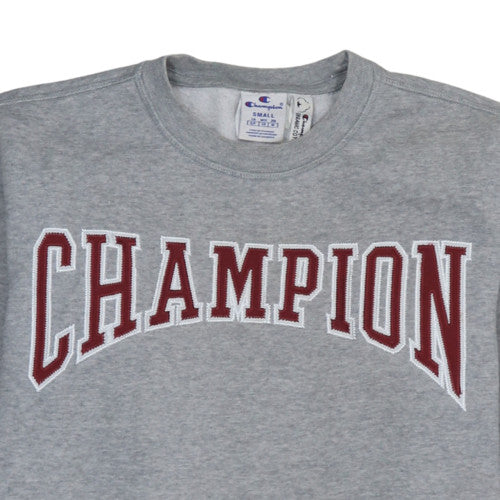 Womens UK Size S Champion Grey Pullover Sweatshirt