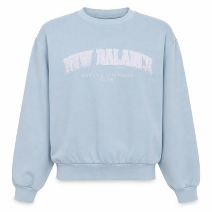 Womens UK Size S New Balance Blue Pullover Sweatshirt