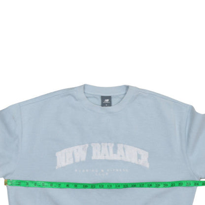 Womens UK Size S New Balance Blue Pullover Sweatshirt