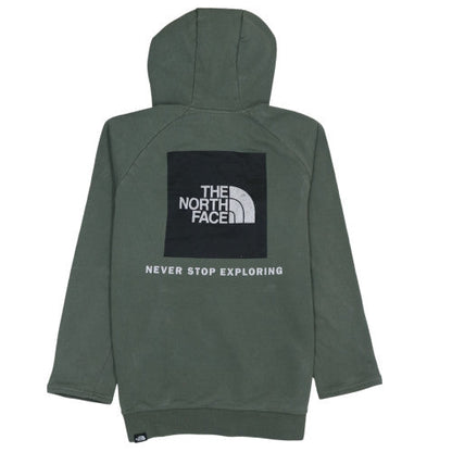 Mens UK Size M The North Face Green Pullover Hoodie