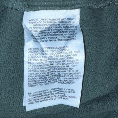 Mens UK Size M The North Face Green Pullover Hoodie