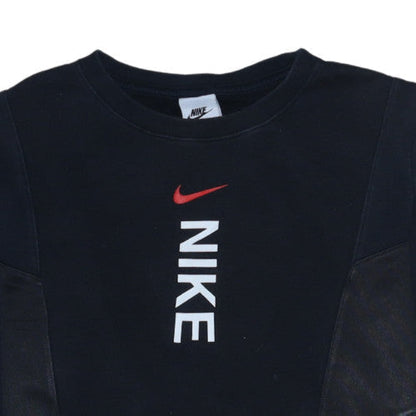 Nike Boys Black XL Sweatshirt Crew Neck Graphic Print Sportswear