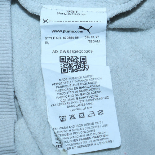 Mens UK Size S PUMA Grey Pullover Sweatshirt