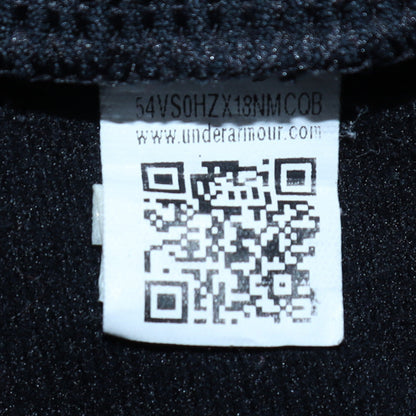 Under Armour Boys Black Full Zip Collared Sweatshirt Size 14 Years