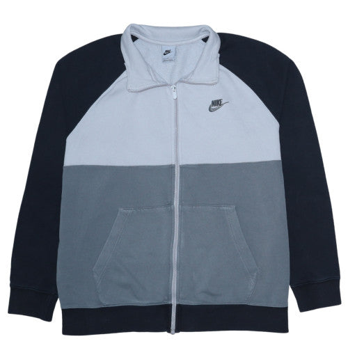 Mens UK Size L Nike Grey Full Zip Sweatshirt