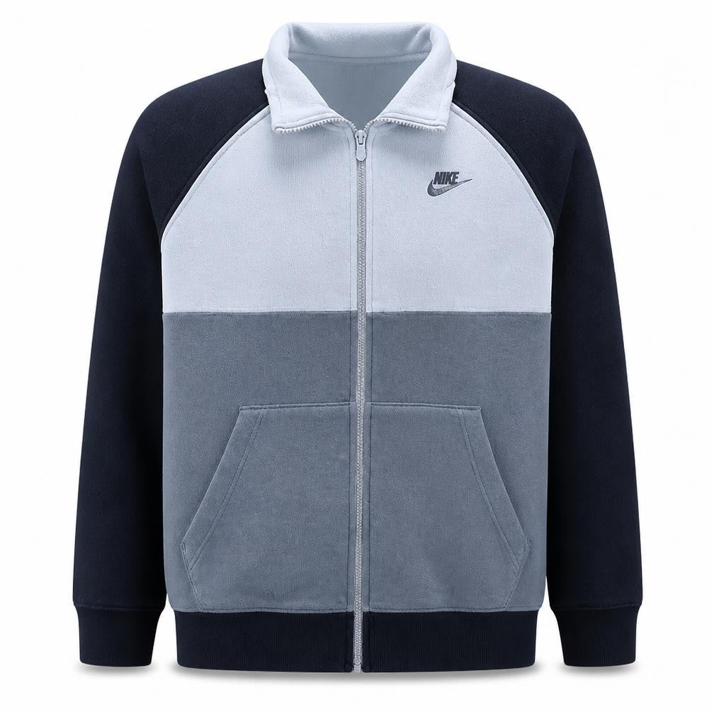Mens UK Size L Nike Grey Full Zip Sweatshirt
